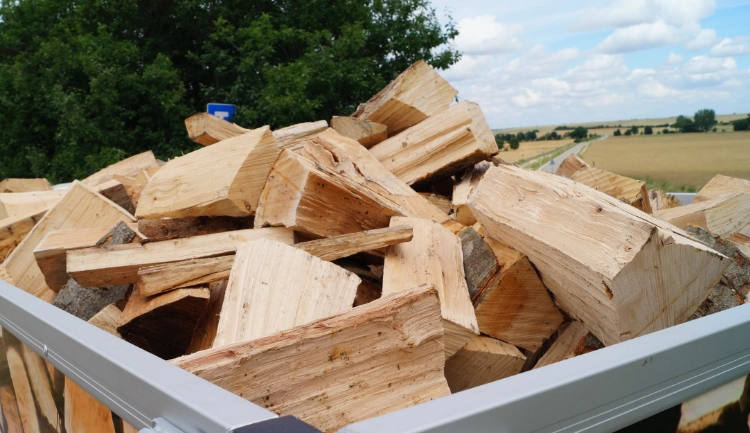 Anlieferung Brennholz